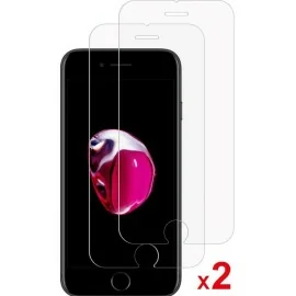 VERRE TREMPE IPHONE 7 BK X2