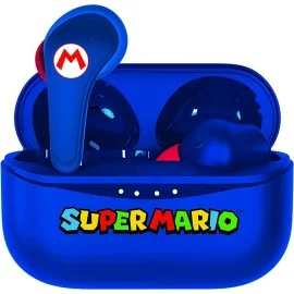 TWS EARPODS   SUPER MARIO BLEU